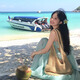 南木熊草編包包女包夏天海邊度假風(fēng)沙灘包單肩包編織包大容量托特包禮物 慵懶風(fēng)草編包【米白色】