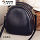 啄木鳥(niǎo)（TUCANO）真皮多隔層斜挎包包女2025新款潮時(shí)尚頭層牛皮單肩包女手提貝殼包 711大黑