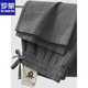 羅蒙（ROMON）高端亞麻褲炭灰色棉麻褲子寬松直筒褲夏季薄款長褲男士垂感休閑褲 深灰色 2XL 建議130-145斤