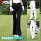 PGM高爾夫女褲喇叭長(cháng)褲女裝球褲 后腰手套貼 顯高顯瘦 提臀收胯 KUZ203-黑色 S