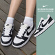 耐克（NIKE）官方 艦店板鞋女鞋 2025夏新款運動鞋低幫透氣休閑鞋 【court-熊貓配色】【熱推】 37.5 (235mm) 6.5