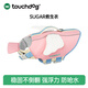 TOUCHDOG寵物狗狗游泳衣救生衣夏海邊泳池戶外安全牽引大中小型犬 粉色【升級(jí)款】 S碼 【建議8-15斤】