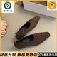 啄木鳥法式復古氣質(zhì)單鞋女2025新款春秋季平底絨面一腳蹬休閑韓版豆豆鞋 咖啡色【升級版】 38
