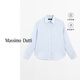 Massimo Dutti夏季新品2025女裝簡(jiǎn)約質(zhì)感通勤風(fēng)細(xì)條紋飄逸亞麻襯衫女05140515 藍(lán)色 M (165/84A)尺碼偏小