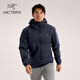 ARC'TERYX始祖鳥 ATOM HOODY 防風 男子 保暖棉服 BLACK SAPPHIRE/藍黑色 XL