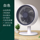 格力（GREE）同款臺式大風(fēng)力靜音臺扇空氣循環(huán)桌面小風(fēng)扇搖頭電扇 [升級款]白色#200