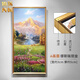 伯莎丹頓（BERTHA DENTON）手繪油畫(huà)入戶(hù)玄關(guān)裝飾畫(huà)客廳掛畫(huà)風(fēng)景畫(huà)聚寶盆歐式美式輕奢簡(jiǎn)約風(fēng) 繆斯瑞麗金 60*120cm