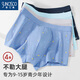 新仕高（SUNCISCO）男大童內褲12-16歲初中生男孩平角短褲純棉發(fā)育期青少年四角褲2XL