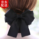 傾欣 女士職業(yè)頭花網(wǎng)兜護士空姐銀行職員酒店前臺發(fā)夾緞帶蝴蝶結發(fā)網(wǎng) 蝴蝶黑（細網(wǎng)）