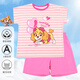 汪汪隊立大功（PAW PATROL）兒童睡衣女童家居服短袖短褲兩件套A類(lèi)棉蝙蝠袖夏裝 PA1895  130