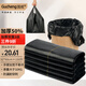固成背心垃圾袋黑色32*60cm150只單面1.5絲 垃圾袋加厚黑色塑料袋