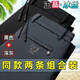 鵲笙夏季薄款高彈力冰絲休閑褲男商務(wù)免燙直筒寬松抗皺長褲運(yùn)動(dòng)褲子男 黑色+深灰【冰絲兩件裝】 XL 【建議120-135斤】
