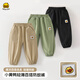 WALNUT DUCK小黃鴨2025夏季新品中小男女童運動百搭防蚊褲 卡其  120 