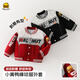 WALNUT DUCK小黃鴨兒童棒球服2025春季新品中小男女童外套 黑色 120 