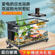 添悅陽光別墅生態(tài)烏龜缸水陸兩棲缸龜魚混養(yǎng)缸 【陽光房+造景+暖燈+過濾套餐】 60.5x30x31cm