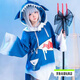 柯霸鯊魚(yú)衣服cos 可愛(ài)古拉cos服噶嗚古拉兒童鯊魚(yú)服cosplay卡通周邊女 鯊魚(yú)服裝+帽子+尾巴+頭飾 S 95斤以?xún)?nèi)