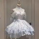 唐努烏現(xiàn)貨【天鵝絨】lolita套裝春款小清新禮服哥特風(fēng)純欲公主裙洛麗塔 【天鵝絨】單裙子+飛機(jī)盒 S