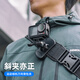 SUREWO適用dji大疆a(chǎn)ction5pro/4/3蝶形背包夾萬向調(diào)節(jié)雙肩書包夾子靈眸運(yùn)動相機(jī)單肩包第一視角拍攝支架