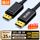 值計DP線(xiàn)1.2版視頻線(xiàn) 4K高清DisplayPort240Hz適用筆記本臺式機電腦顯卡外接顯示器連接線(xiàn) 3米 ZL-DP3