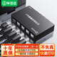 畢亞茲 usb打印機(jī)共享器 四進(jìn)一出切換器一拖四分線器 臺(tái)式機(jī)筆記本電腦接鼠標(biāo)鍵盤U盤共享4口轉(zhuǎn)換器免驅(qū)