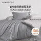 潔帛（JIEBO）A類100S新疆長絨棉 全棉四件套 雙人加大床笠款輕奢風(fēng)套件 