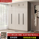 立菲亞 全實(shí)木衣柜臥室簡(jiǎn)約可定制輕奢衣柜出租房?jì)ξ锎笠鹿褡?【1.8m主柜】+頂柜