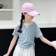 哈羅小黃鴨HAL.DUCK女童連衣裙套裝夏季2025新款女孩大童夏裝休閑裙子女孩夏天公主裙 短袖 120 cm
