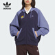 阿迪達斯（adidas）/三葉草女士.街頭風(fēng)拼接連帽外套 JL7525 【新亞洲碼】 S