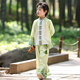 奧蒙威兒童漢服演出服幼兒園服古裝國學民族服裝新中式男女中國風唐裝 男童套裝 薄款 110