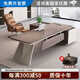 賽弈老板辦公桌簡(jiǎn)約現代總裁領(lǐng)導經(jīng)理桌椅組合董事長(cháng)辦公室烤漆大班臺 總長(cháng)2.0米老板桌+老板椅+2.0米柜