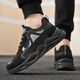凡小如網(wǎng)面老爹鞋男鞋黑鞋厚底增高鞋開(kāi)車(chē)鞋工作鞋學(xué)生鞋百搭2026新款 黑色 42