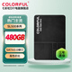 七彩虹SL500 512G 2TB SSD筆記本臺(tái)式機(jī)電腦固態(tài)硬盤1TB 2.5英寸SATA3接口 SL500 480GB 單硬盤