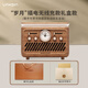 LINKPIN白噪音復古藍牙音響便攜桌面多功能睡眠音箱家居床頭氛圍感擺件鬧鐘收音機網紅創(chuàng)意輕奢禮物送女友 2.0無線充款禮品版木紋禮袋+賀卡