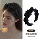 向晚 發(fā)箍女褶皺簡(jiǎn)約高顱頂發(fā)卡發(fā)箍女頭飾洗臉外出發(fā)卡頭飾七夕禮物