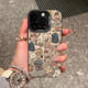 梵皓伊潮牌卡通可愛(ài)動(dòng)物派對(duì)適用iPhone15Promax手機(jī)殼新款蘋果16防摔軟殼14plus男女情侶款13/12高級(jí)感 彩銀磨砂-黑色-動(dòng)物派對(duì) IPhone15Pro