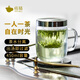 恒福 綠茶杯高硼硅玻璃杯泡茶杯茶水分離辦公水杯高檔男士個(gè)人專(zhuān)用 茗雅杯450ml
