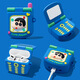 赫豹可愛翻蓋化妝鏡大哥大適用Airpods 4保護(hù)套AirPodsPro2蘋果耳機(jī)3代硅膠aipods1/2代藍(lán)牙套男女防摔 小新翻蓋耳機(jī)套 AirPods 4代