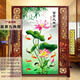 美克杰玄關(guān)裝飾畫(huà)壁紙自粘走廊過(guò)道背景墻畫(huà)貼畫(huà)豎版3d立體壁畫(huà) 富貴九魚(yú)圖 小