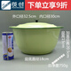筷創(chuàng) 果綠色搪瓷蓋盆大號(hào)31CM33CM帶蓋搪瓷盆家用和面盆洗菜盆缸缽 (大號(hào)綠色)33CM加深搪瓷蓋盆