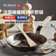 DE BUYER法國(guó)進(jìn)口debuyer平底鍋櫸木精鐵牛排煎鍋不粘鍋鐵鍋無(wú)涂層炒煎鍋 5717櫸木手柄精鐵煎鍋 28cm