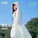 VVC防曬衣服女士夏季長(cháng)款冰絲涼感防紫外線(xiàn)外套時(shí)尚出游披肩 冰川白