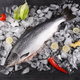 新疆國產(chǎn)整條去內(nèi)臟三文魚冰鮮即食中段刺身開片壽司新鮮 200克切片三文魚一盒 200g 帶蘸料