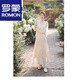 羅蒙（ROMON）連衣裙女2023夏季新款刺繡開衫上衣高腰半裙國風中式套裝減齡裙子 米色上衣半身裙套裝 M