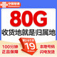 中國聯(lián)通上網(wǎng)卡流量卡電話卡5g手機(jī)卡不限速流量卡全國通用不限速非無限永久流量卡 收貨地即歸屬地-19元80G+100分鐘通話