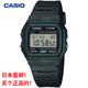卡西歐【日本直郵】卡西歐CASIO手表f91wm本拉登同款-3A海外版金屬綠中 黑色(W-3) 日本直郵