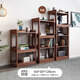 琛夏實(shí)木書(shū)柜北歐簡(jiǎn)易家用兒童書(shū)架多層組合落地置物架臥室學(xué)生收納架 胡桃色四層（64*30*126）