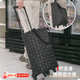 橙央買菜手拉車購物拖車手推手提袋小拉車老年人爬樓便攜可折疊斜挎 中號－黑色