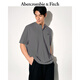 ABERCROMBIE & FITCH【重磅亨利衫】男裝25夏新款經(jīng)典小麋鹿寬松短袖T恤KI124-5188 深灰色 M (180/100A)