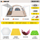 凱路德（KAIROAD） 帳篷戶外4-6人露營(yíng)加大六角全自動(dòng)速開免搭建防水防曬公園套裝 3-5人六角帳篷【特惠套餐】
