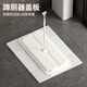 渝鼎福蹲便器蓋板蹲廁所便池蹲坑蓋板洗澡防臭堵臭器衛(wèi)生間蹬式便槽通用 蹲便器防臭蓋板-大號（白色）